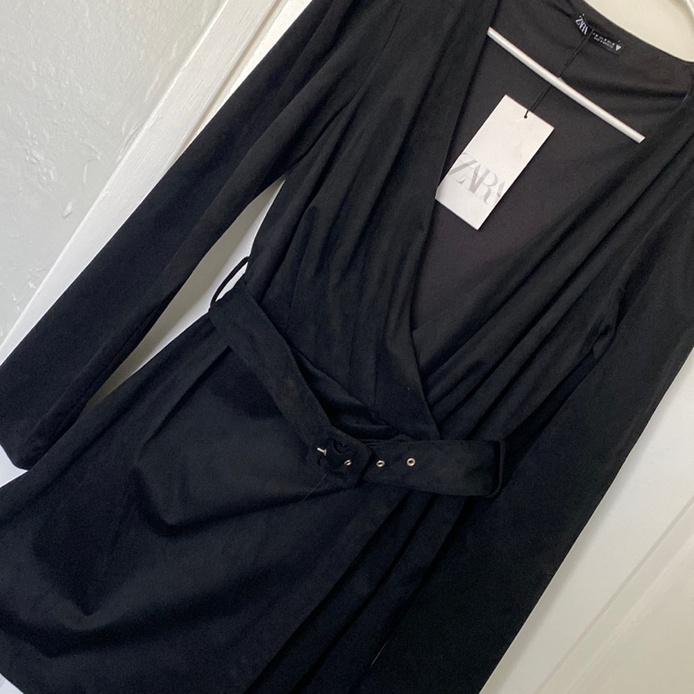 brand new black suede dress 🖤